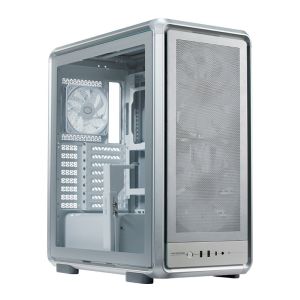 Gabinete Gamer Cooler Master Masterframe 500 Mesh, Mid-Tower, Com 3 Fans, Prata, MF500M-SHNN-S00