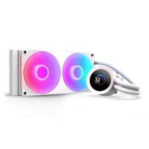 Water Cooler NZXT Kraken Plus, RGB, 240mm, Com Display LCD, Branco, RL-KR240-W2 Water Cooler NZXT Kraken Plus, RGB, 240mm, Com Display LCD, Branco, RL-KR240-W2