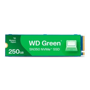 SSD WD Green SN350, 250GB, M.2 2280, PCIe NVMe, Leitura 2400 MB/s, Gravacao 1500 MB/s, WDS250G2G0C