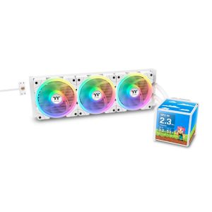 Water Cooler Thermaltake Minecube 360 Ultra, ARGB, 360mm, Branco, CL-W482-PL12SW-A
