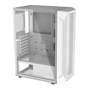 Gabinete Gamer Alseye Phantom 1.0, Mid-Tower, Lateral de Vidro, Branco, PHANTOM1.0-W