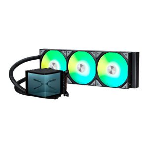 Water Cooler Tryx Panorama, ARGB, Display 3D AMOLED 6.5 Pol, 360mm, Preto, L-P360A-AS3M-G1K