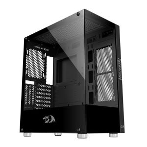 Gabinete Gamer Redragon Reflect, Mid-Tower, Lateral de Vidro, Preto, CA-601B Gabinete Gamer Redragon Reflect, Mid-Tower, Lateral de Vidro, Preto, CA-601B