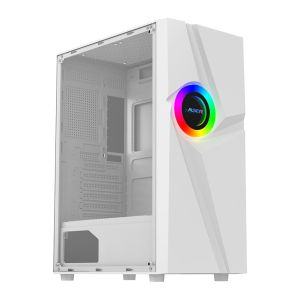 Gabinete Gamer Alseye 305-3, Mid-Tower, Lateral de Vidro, Branco, 305-3-W