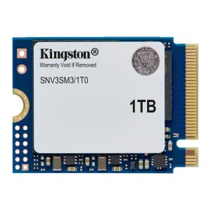 SSD Kingston NV3, 1TB, M.2 2230, PCIe NVMe, Leitura 6000MB/s, Gravacao 4000MB/s, SNV3SM3-1T0