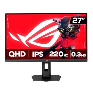 OPENBOX - Monitor Gamer Asus ROG Strix, 27 Pol, Fast IPS, QHD, 0.3ms, 220Hz, Adaptive-Sync, HDMI/DP, XG27ACSR