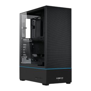 Gabinete Gamer Lian Li SUP01, RGB, Mini-Tower, Lateral de Vidro, Com 3 Fans, Preto, SUP01X-BK