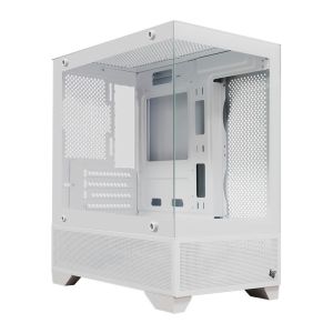 Gabinete Gamer Pichau Magpie 4B, Mini-Tower, Lateral de Vidro, Branco, PG-MAG4B-WH