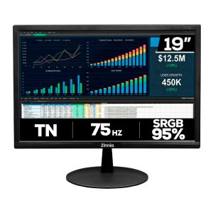 Monitor Zinnia Delfos DF19, 19 Pol, TN, sRGB 95, 75Hz, VGA/HDMI, ZNO-DFO19-BL01