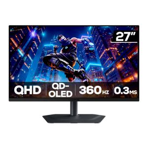 OPENBOX - Monitor Gamer Gigabyte MO27Q3, 27 Pol, QD-OLED, QHD, 0.03ms, 360Hz, G-Sync/FreeSync Premium, HDR 400, HDMI/DP, MO27Q3