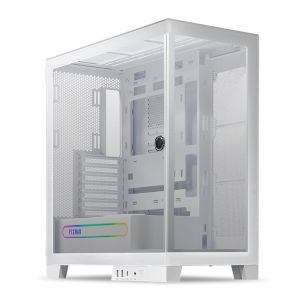 Gabinete Gamer Pichau Pouter 4, Lateral e Frontal De Vidro, Branco, PG-PO4-WH