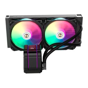 Water Cooler Alseye Max M240 Plus II, ARGB, 240mm, Preto, M240-PLUSIIBK