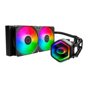 Water Cooler Cooler Master Masterliquid 240 Core II, ARGB, 240mm, Preto, MLW-D24M-A18PA-R1
