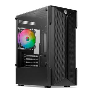 Gabinete Gamer TGT Skylancer V2, Mid-Tower, Lateral De Vidro, Com 1 Fan, Preto, TGT-SKLV2-BK-1F Gabinete Gamer TGT Skylancer V2, Mid-Tower, Lateral De Vidro, Com 1 Fan, Preto, TGT-SKLV2-BK-1F