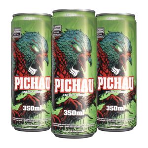 Pack Energetico Pichau Maca Verde, 350ml, Com Acucar, Com 3 unidades Pack Energetico Pichau Maca Verde, 350ml, Com Acucar, Com 3 unidades