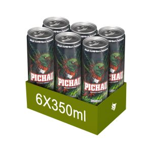 Pack Energetico Pichau Maca Verde Zero, 350ml, Com 6 unidades