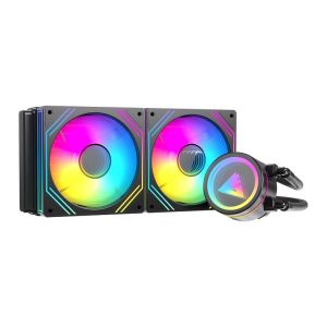 Water Cooler Acegeek Flow 240, ARGB, 240mm, Preto, AG-FLOW240-BK