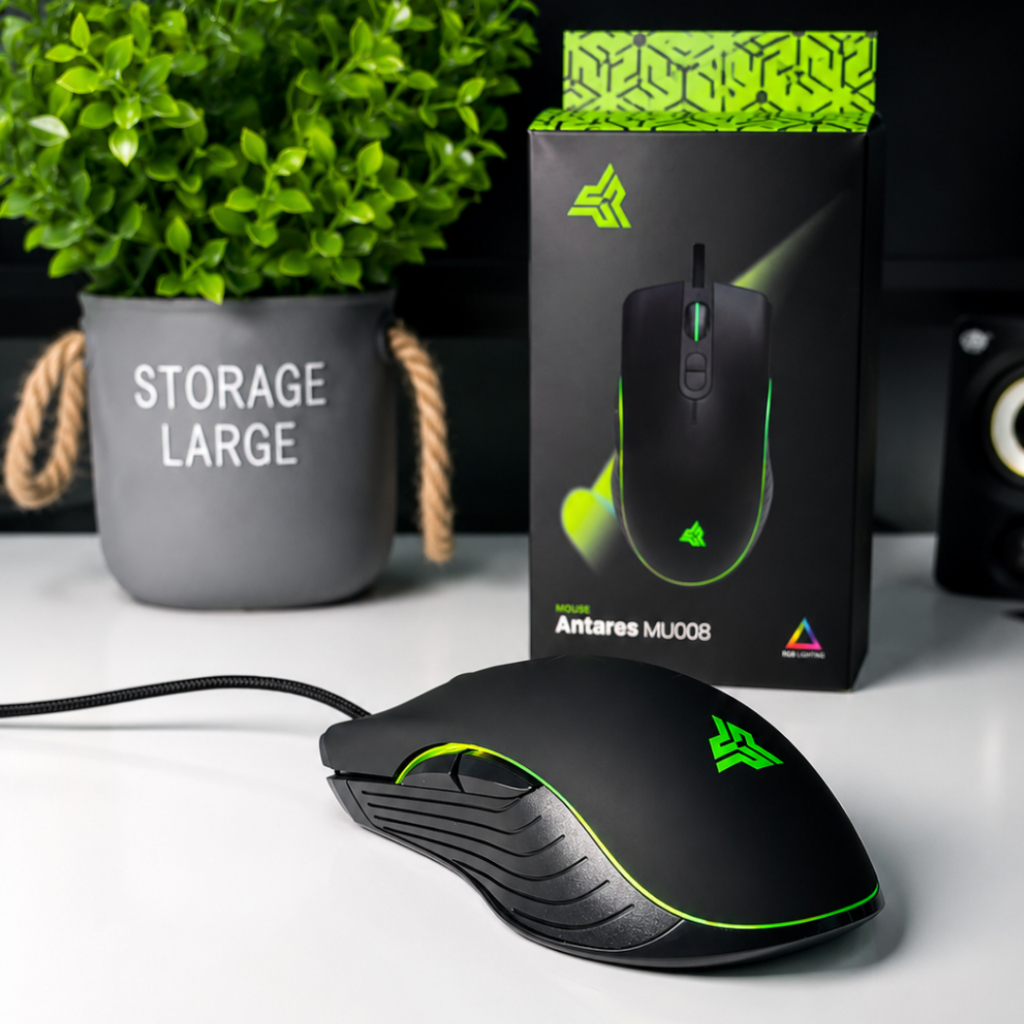 Mouse Gamer RGB USB 4800 DPI 7 Botões Ergonômico Alta Precisão para PC Notebook Gamer e Console Mouse Gamer RGB USB 4800 DPI 7 Botões Ergonômico Alta Precisão para PC Notebook Gamer e Console