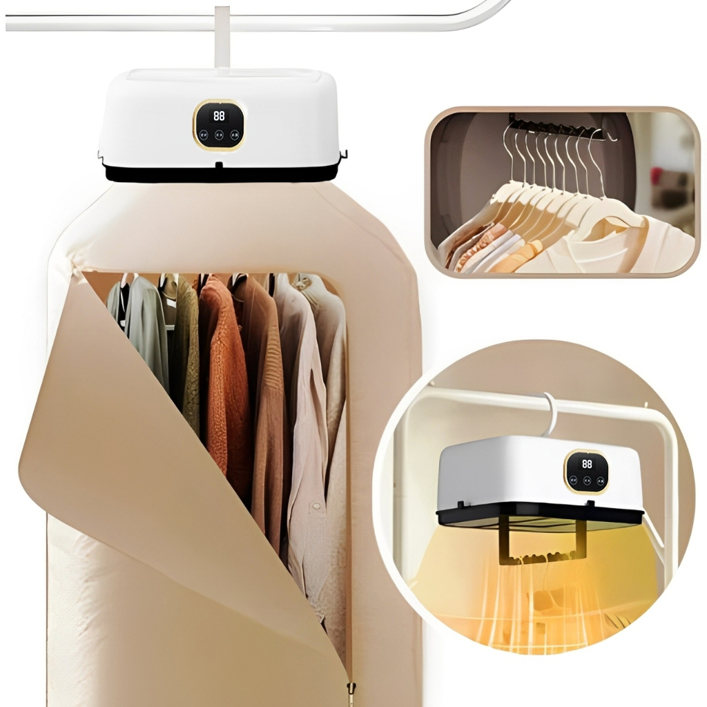 Secador de Roupas 110V Secadora Elétrica 600W Secagem Rápida 10KG