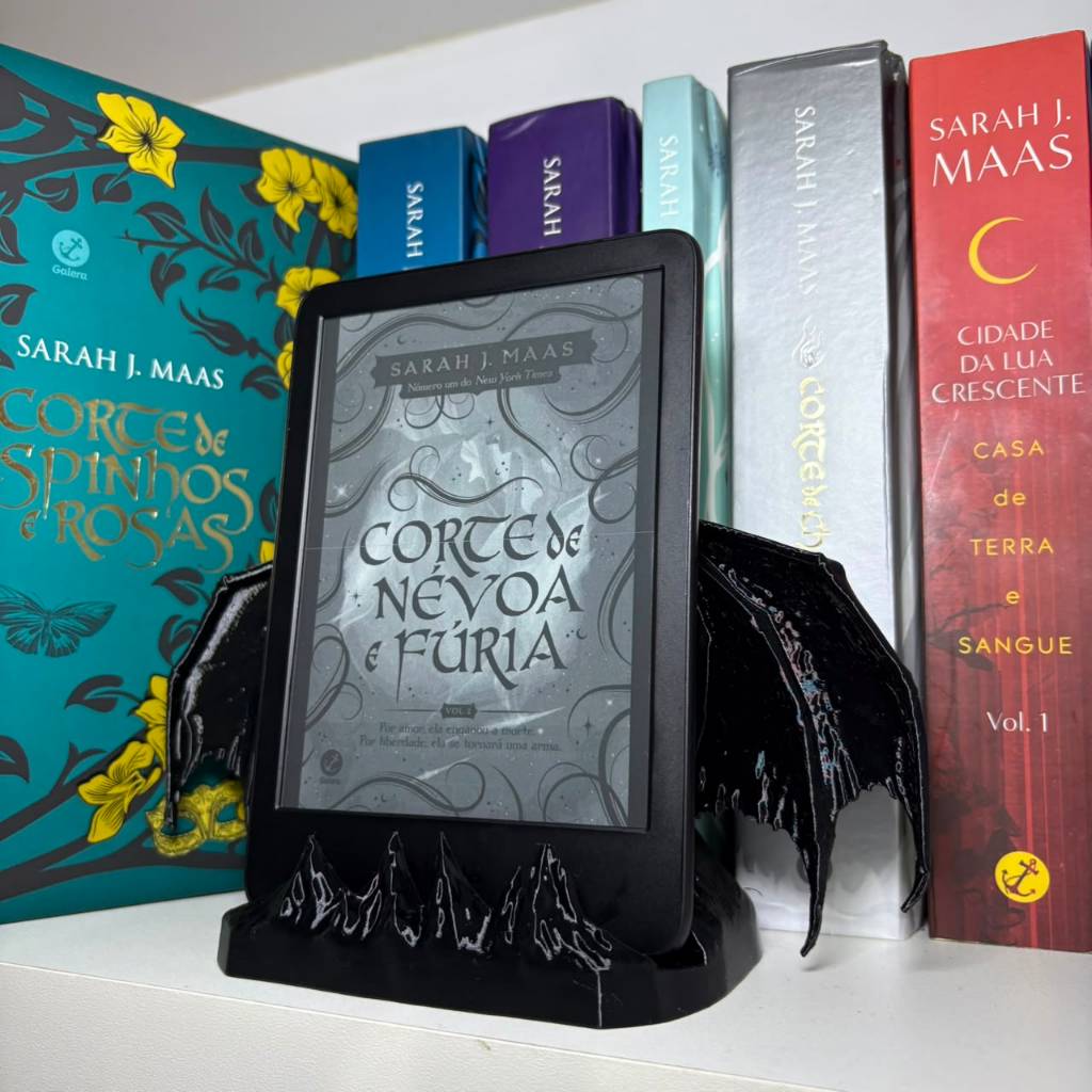 Suporte para Kindle ACOTAR Corte de Espinhos e Rosas Livro Leitor E-Reader Decoração Geek Presente