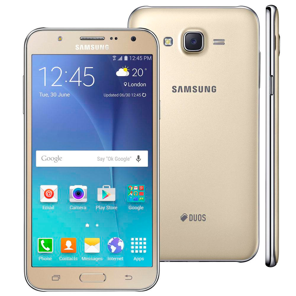 Smartphone Samsung Galaxy J7 16Gb Dual Sim Dourado