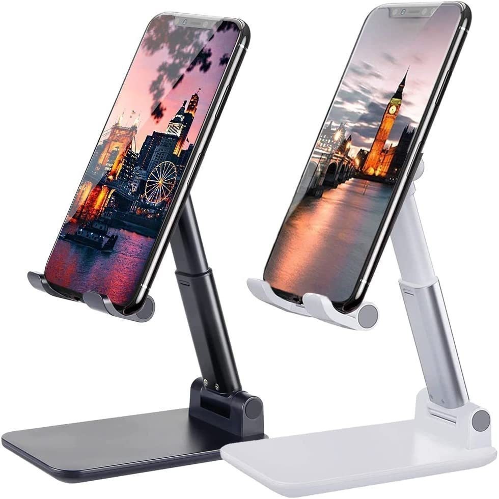 Suporte para telefone celular de mesa Suporte para telefone celular ajustável e dobrável universal