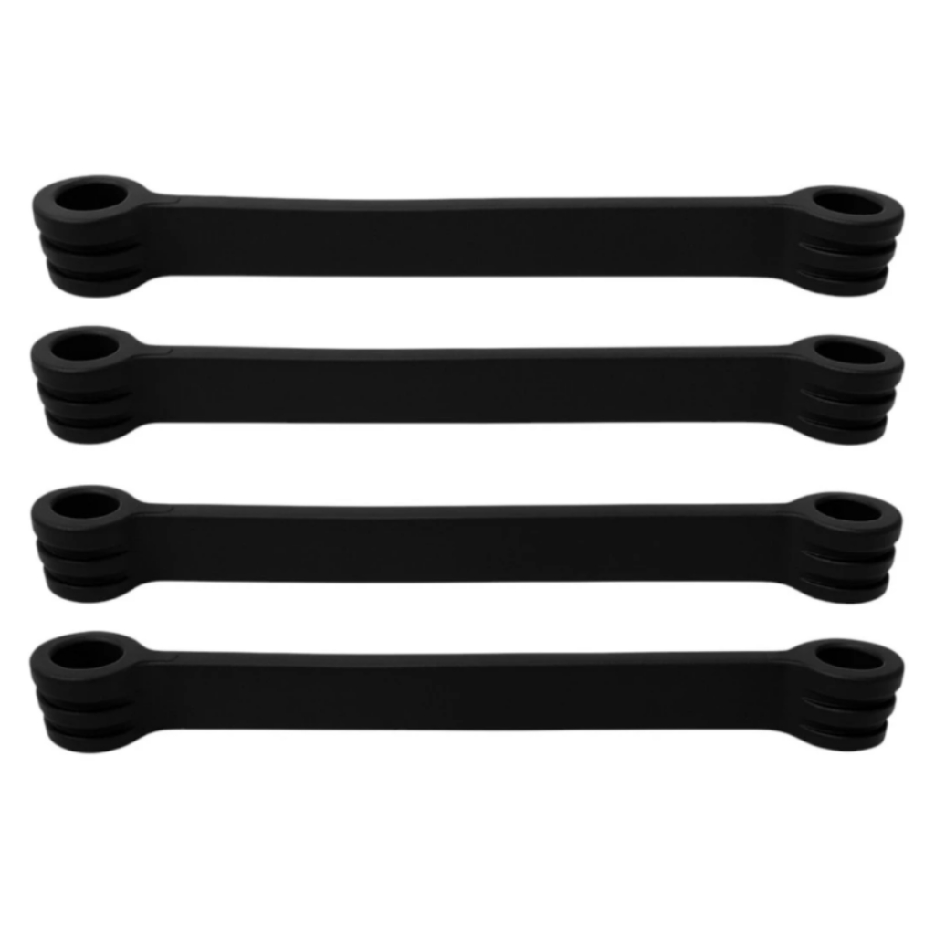 Kit 4 tirantes preto para máquina de lavar roupas