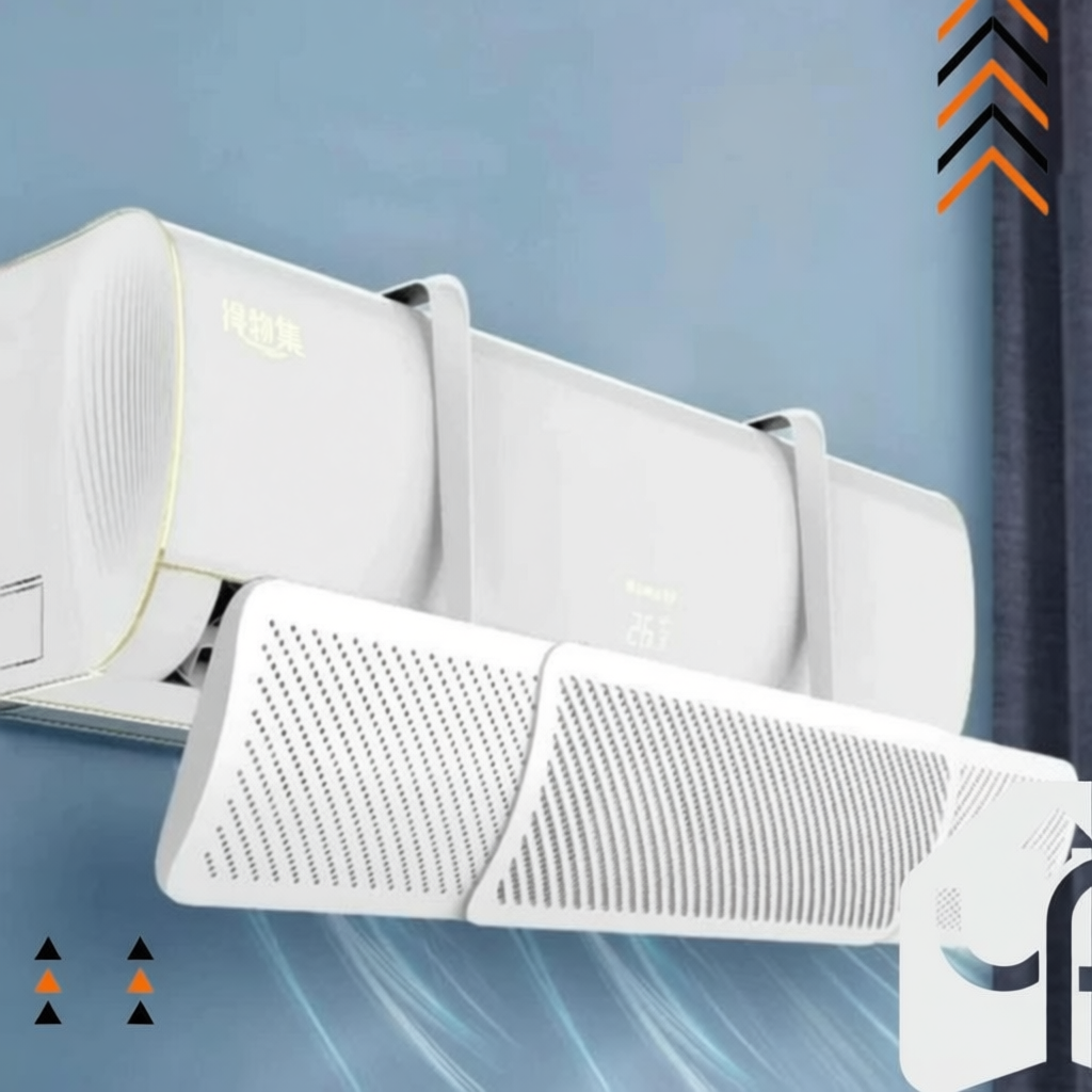 Defletor Ajustável Para Ar Condicionado Split Universal Direcionador de Fluxo de Ar
