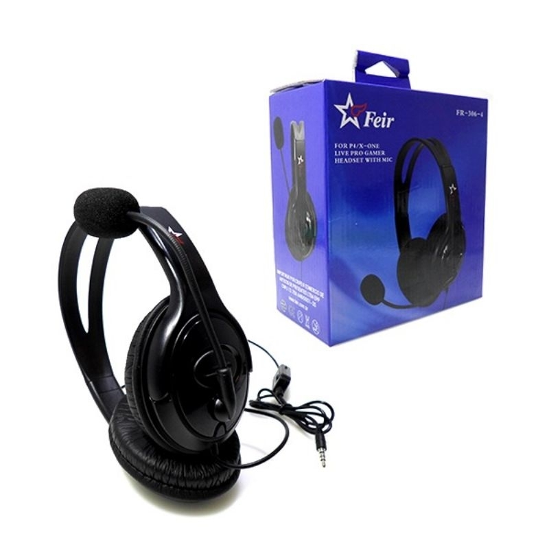 Fone de ouvido Headset gamer para ps4/xbox one FR-306-4
