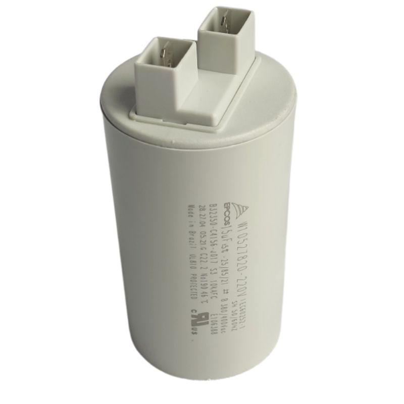 Capacitor 15 uf original para máquina de lavar roupa Consul e Brastemp