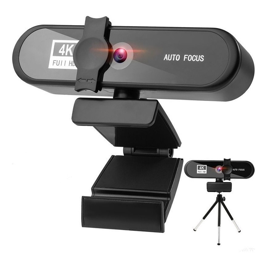 4k Webcam Câmera Para Computador Notebook Com Suporte