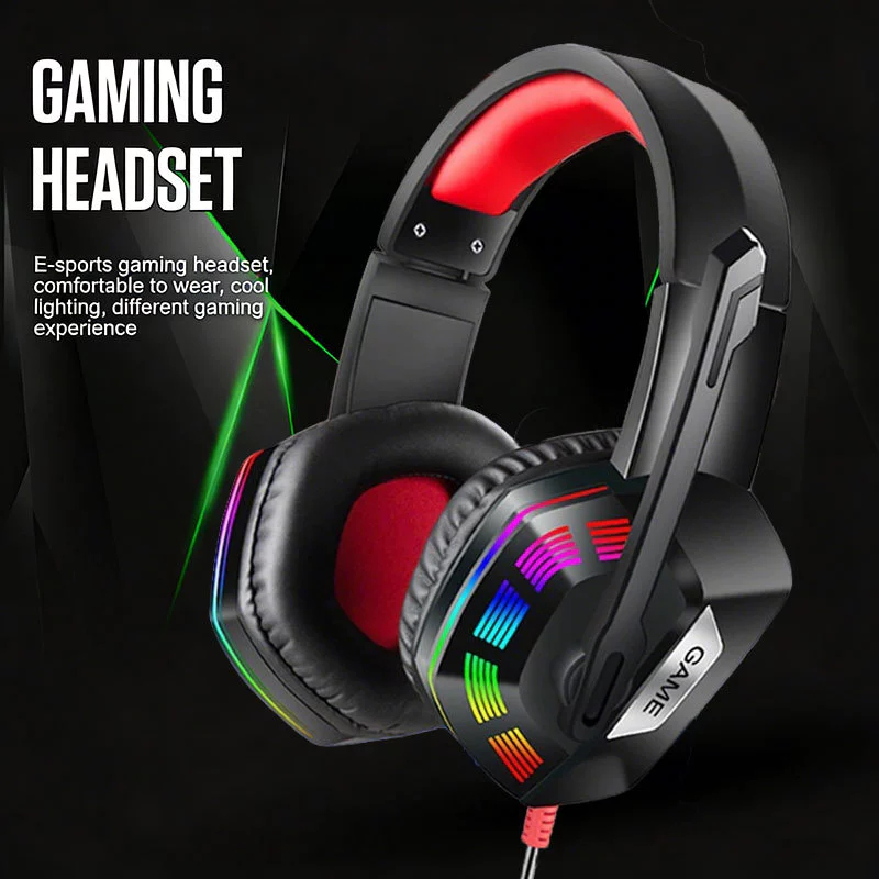 Headfone Gamer Fone de Ouvido Q8 Rgb Headset Gamer - Gaming Fone de Ouvido Com Fio Headfone Gamer Fone de Ouvido Q8 Rgb Headset Gamer - Gaming Fone de Ouvido Com Fio