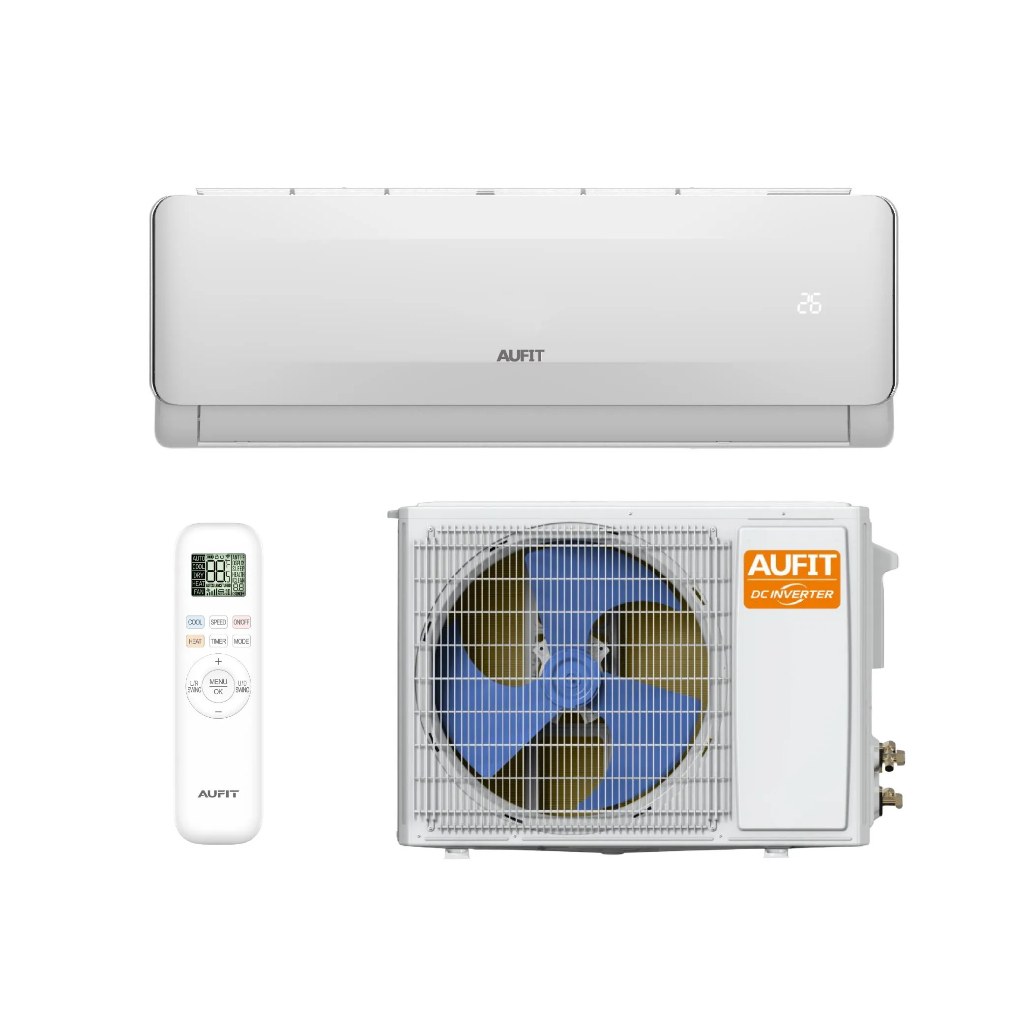 Ar Condicionado Split Hi Wall Inverter Connect Aufit 12.000 Btus Frio 220V R-32