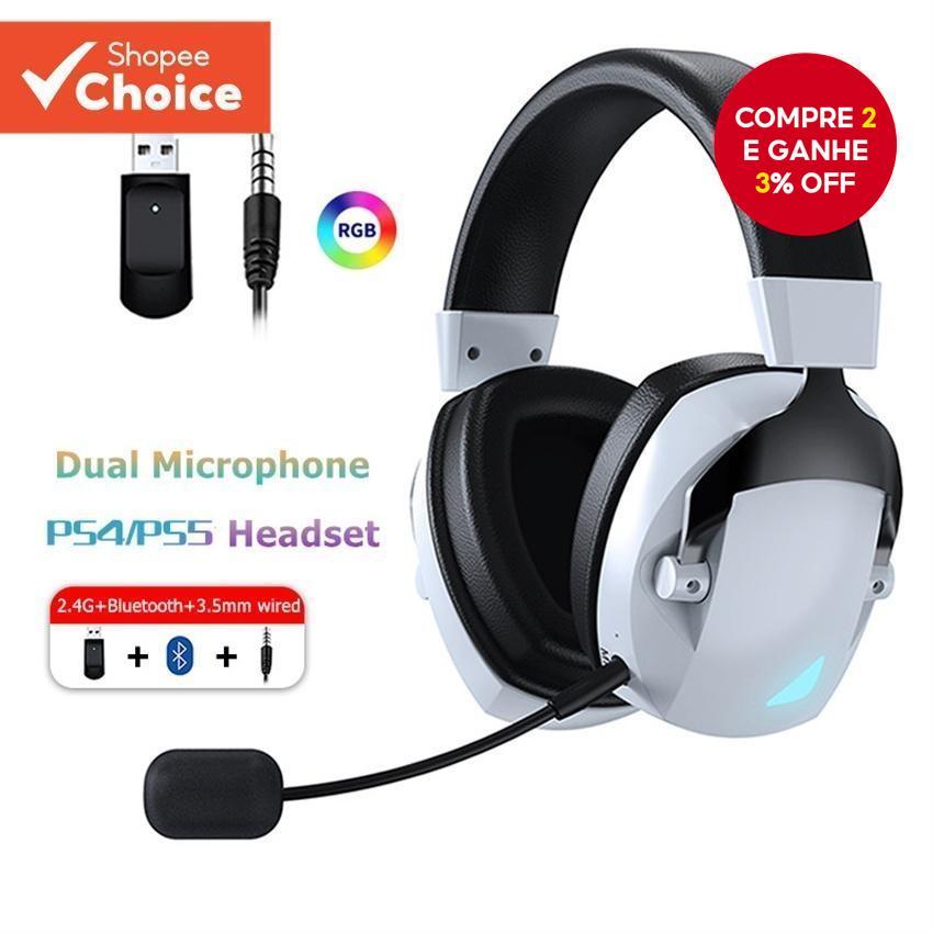 Fones De Ouvido Sem Fio Bluetooth Gaming Headset Com Microfone 3.5mm PC Gamer Cancelamento De Ruído De Alta Qualidade Pa Fones De Ouvido Sem Fio Bluetooth Gaming Headset Com Microfone 3.5mm PC Gamer Cancelamento De Ruído De Alta Qualidade Pa