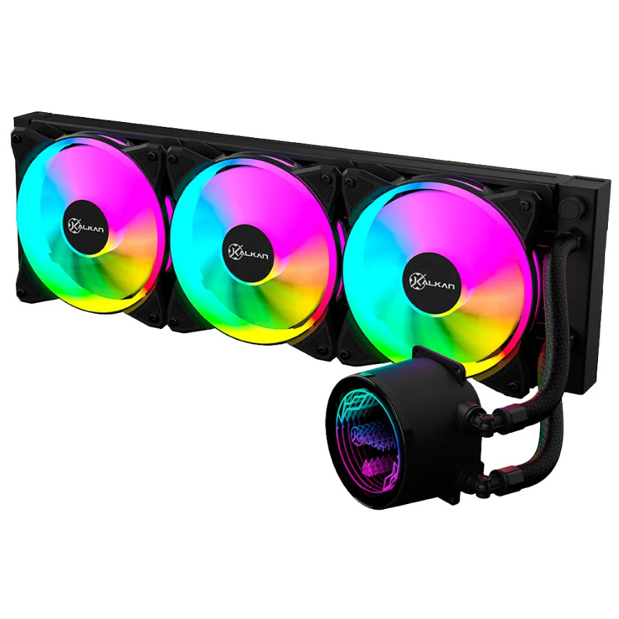 WATER COOLER KALKAN IOTA V2 360MM RGB PRETO KLK00069