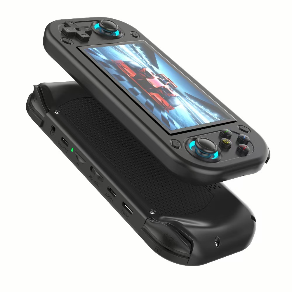 Console De Videogame Portátil Retrô Com Tela De 4.3 Polegadas-Compatível Reprodutor De Vídeo De Bolso , Jogos De 64 Gb
