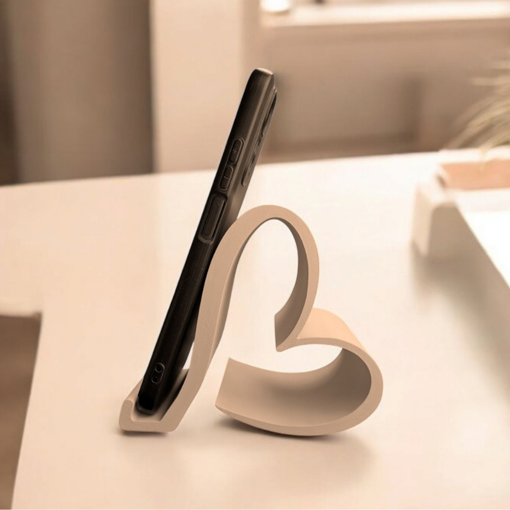 Suporte de Celular para Mesa Coração Base Porta Celular para Mesa Envio Rápido Shopee Express