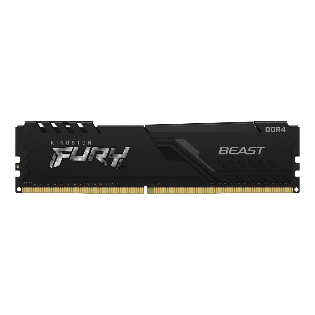 Memória RAM Kingston Fury Beast 8GB DDR4 3200MHz CL16 DIMM Preto KF432C16BB/8