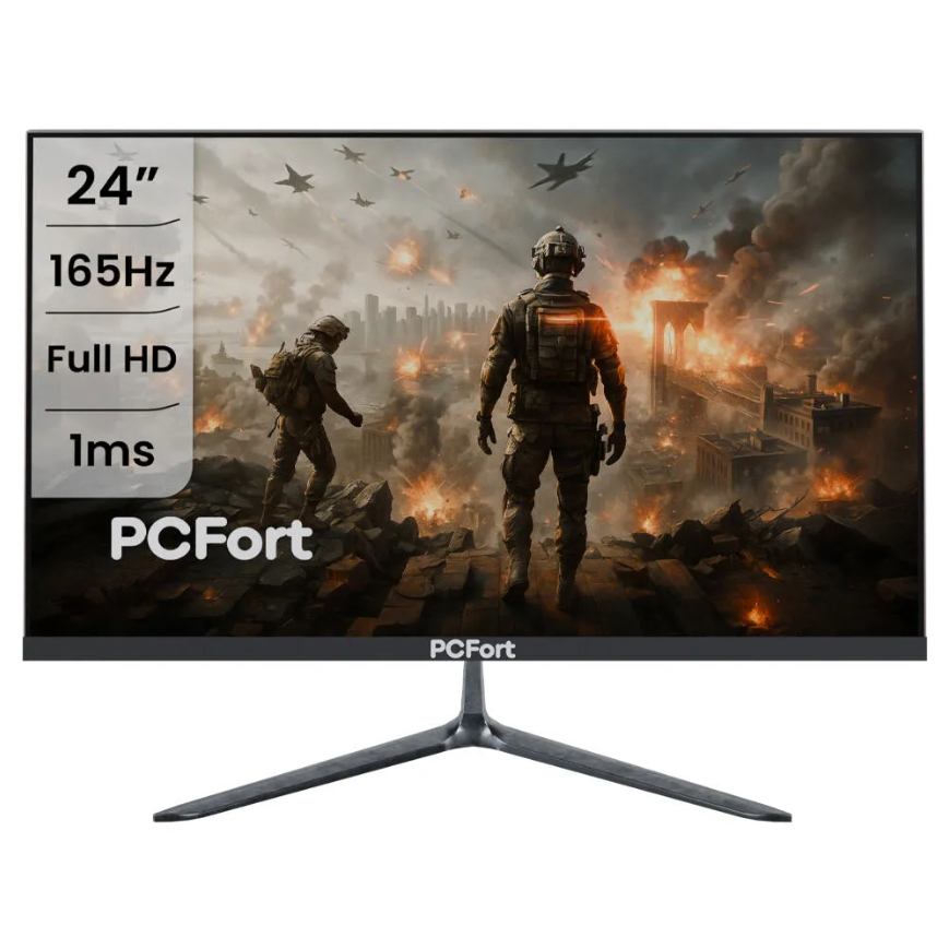 Monitor Gamer PCFort H238F 165hz 24'' Led Full Hd Freesync Hdmi Display Port VESA
