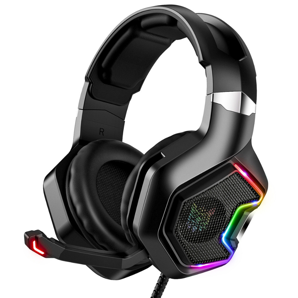 Headset Gamer Fone de ouvido Gamer iluminação LED RGB Para P4 X-ONE PC ANDROID