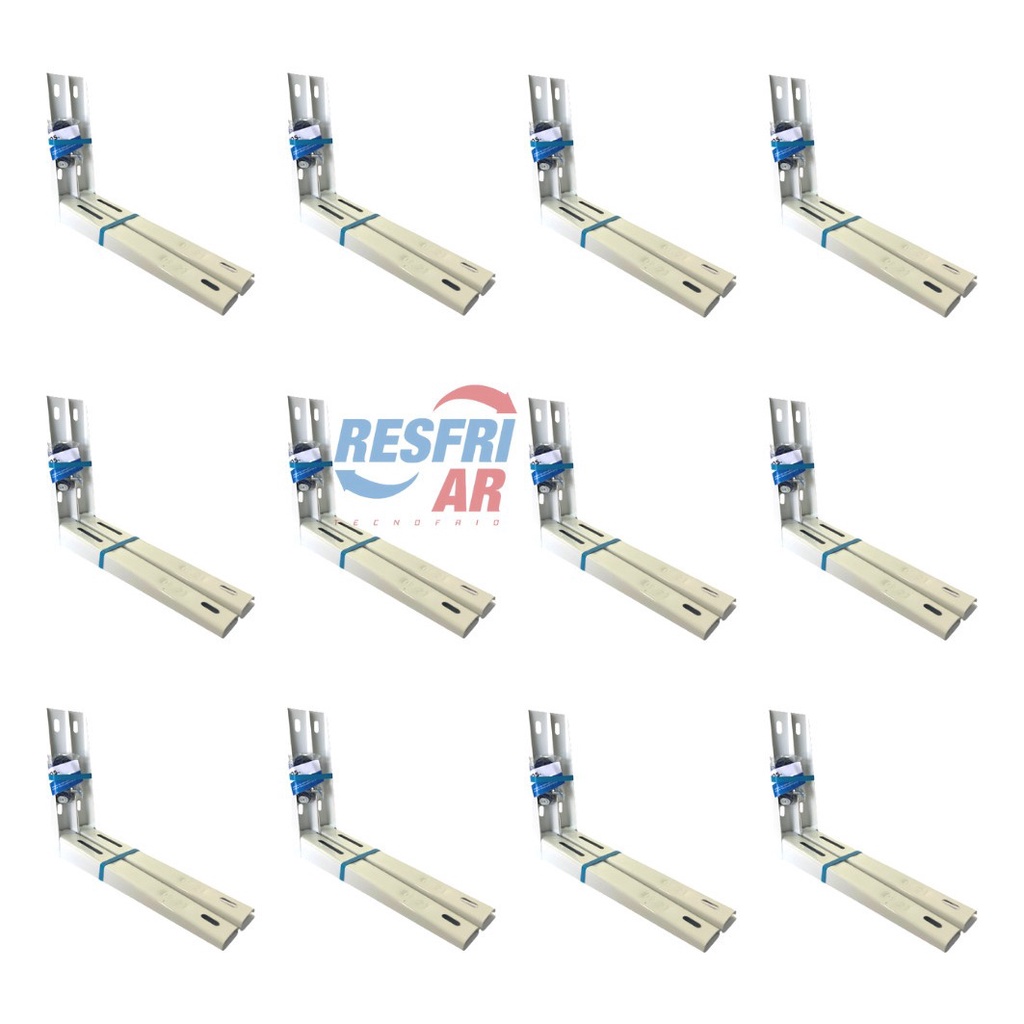 Kit 12 Suportes Ar Condicionado Split De 7/12 Btus 40cm