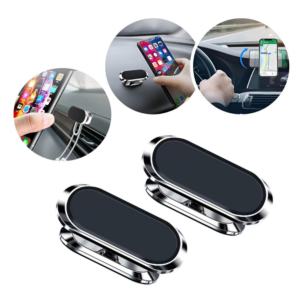 suporte universal para celular Suporte Celular Carro Veicular Magnético Rotação de 360°