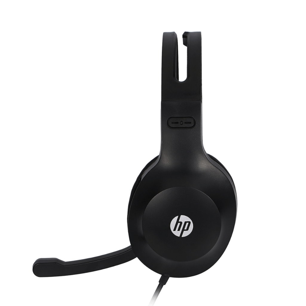 Headset HP DHH-1601 Gamer P2 3,5mm com Microfone Drivers 40mm para PC Notebook Preto