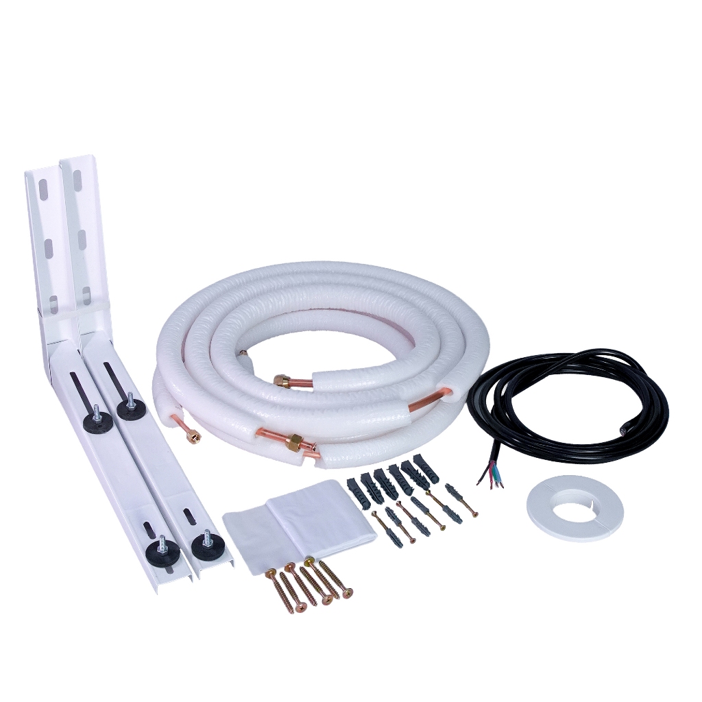 Kit Instalação Ar Condicionado Split Inverter Tubulação 1/4"x3/8" e tubulação 1/4"x1/2" P/ 9.000, 12.000 e 18.000 btus Kit Instalação Ar Condicionado Split Inverter Tubulação 1/4"x3/8" e tubulação 1/4"x1/2" P/ 9.000, 12.000 e 18.000 btus