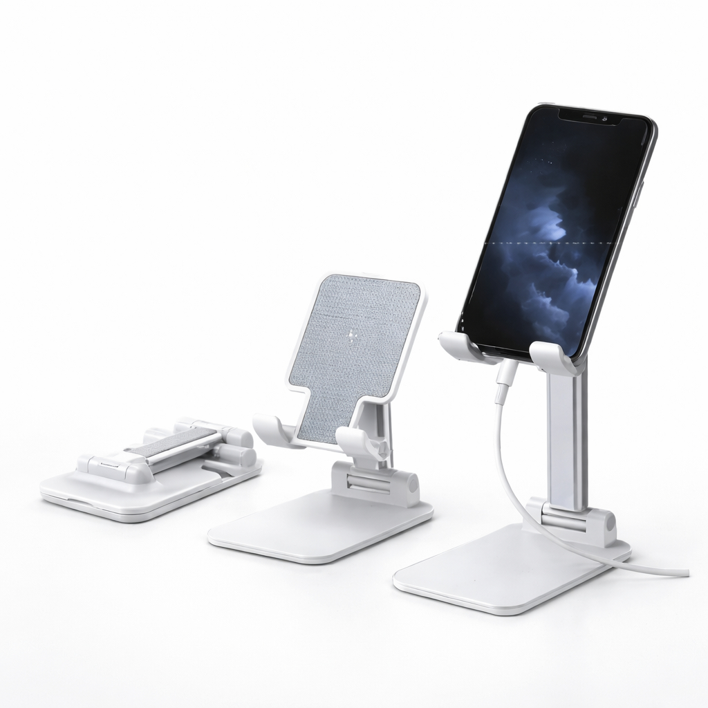 Suporte Celular Mesa Ajustável Universal Base Portátil para Celular e Tablet Ideal para Estudar, Assistir e Trabalha