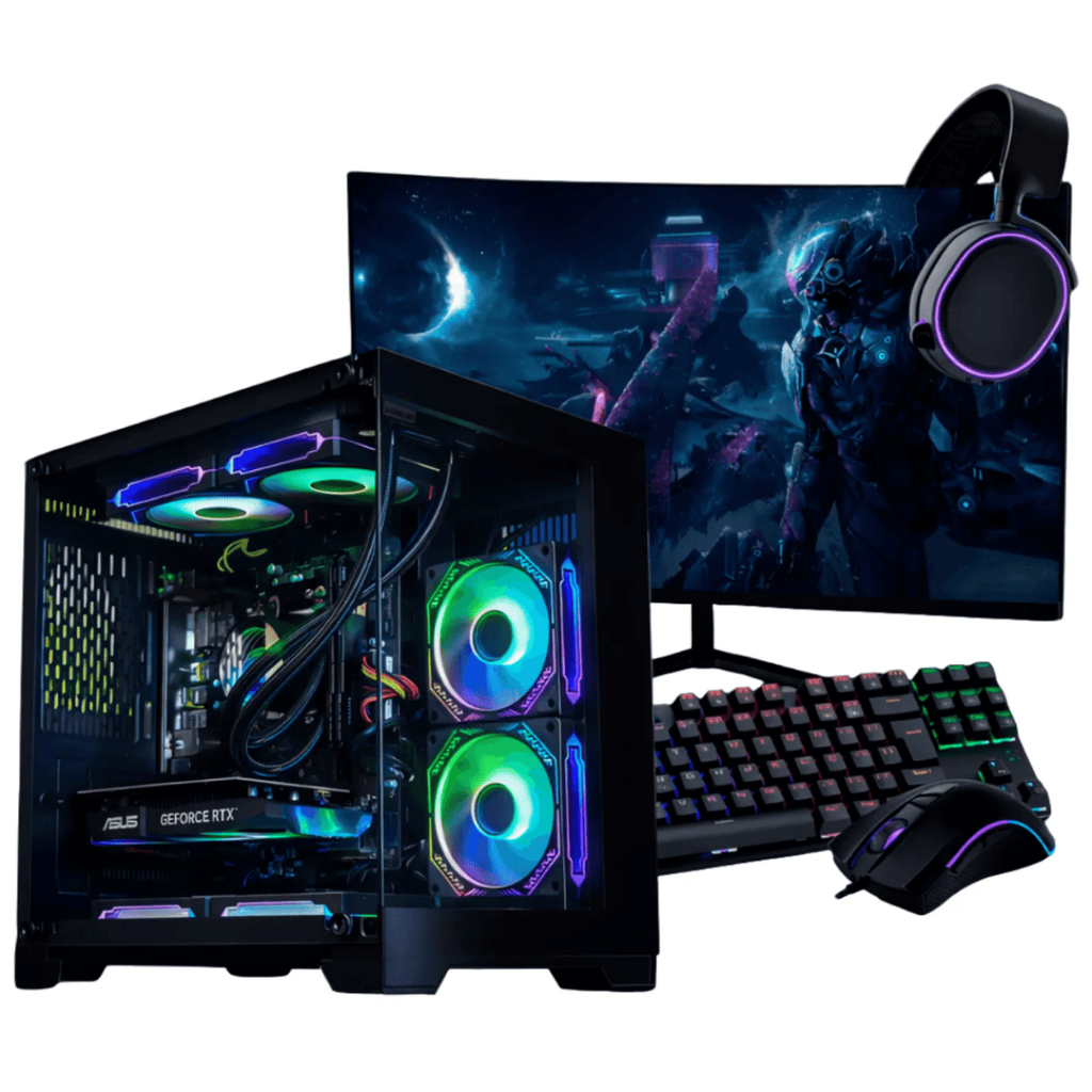 PC Gamer Completo Ryzen 5 5500, RX 7600, 16GB DDR4, SSD 500GB NVMe, 600W 80 Plus, PCITAL02-E