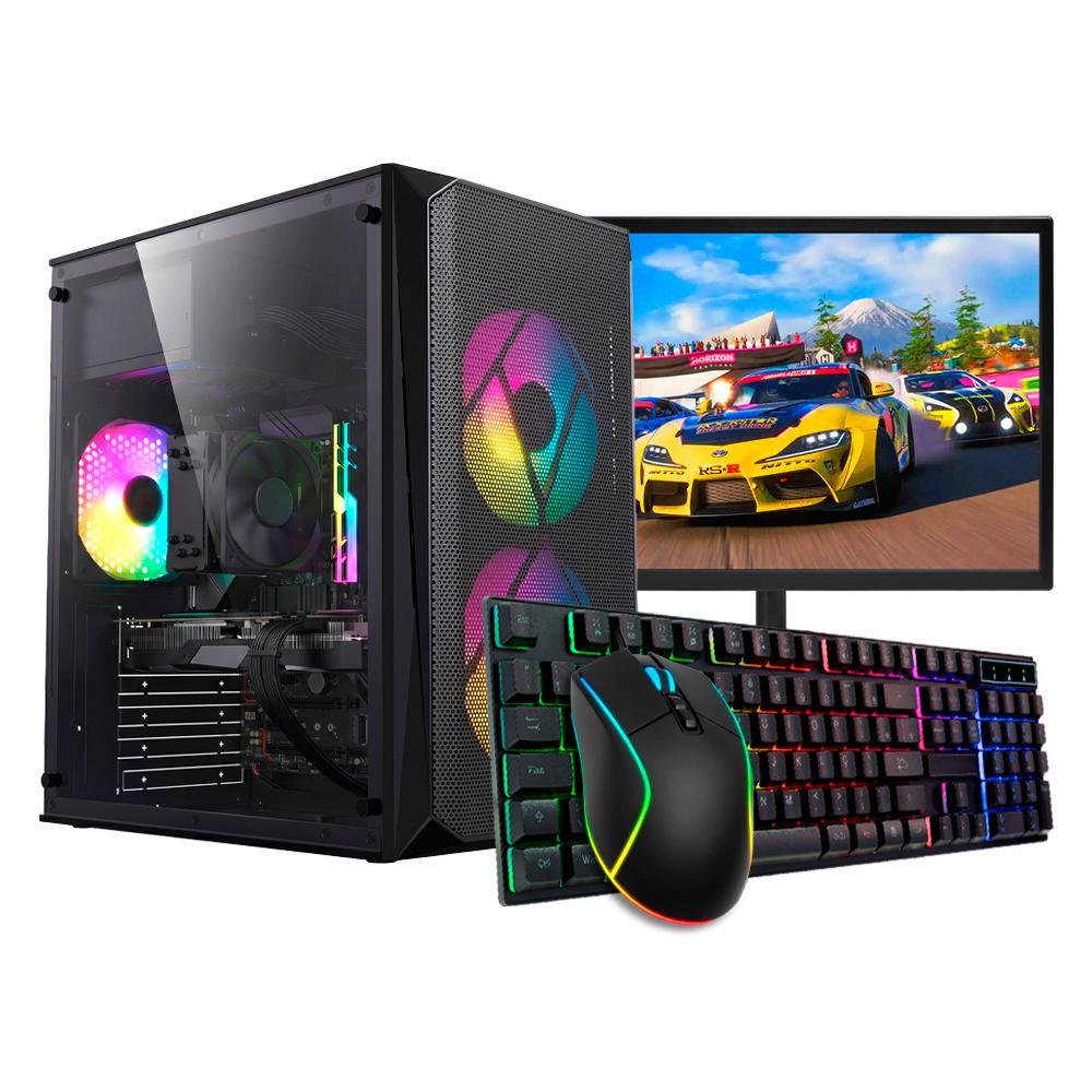 PC Gamer, Intel Core Core i5, GT 610 2GB, 8GB DE RAM, SSD 120GB, Completo com Monitor + Periféricos PC Gamer, Intel Core Core i5, GT 610 2GB, 8GB DE RAM, SSD 120GB, Completo com Monitor + Periféricos