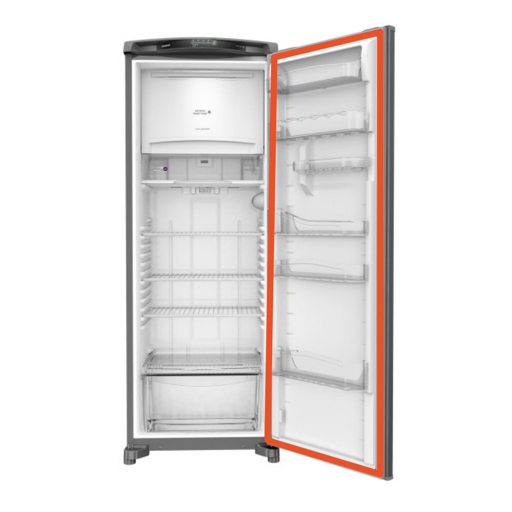 Borracha Porta Geladeira Electrolux Re26 Re28 Full 53x129cm