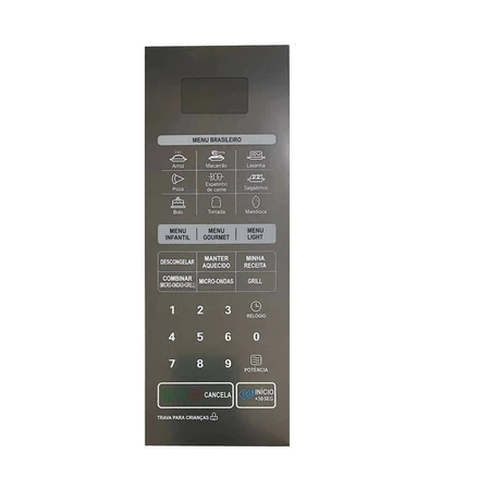 MEMBRANA COMPATIVEL MICROONDAS MH7043R/RA - MH7053R/RA - MFM 63036701 ESPELHADA