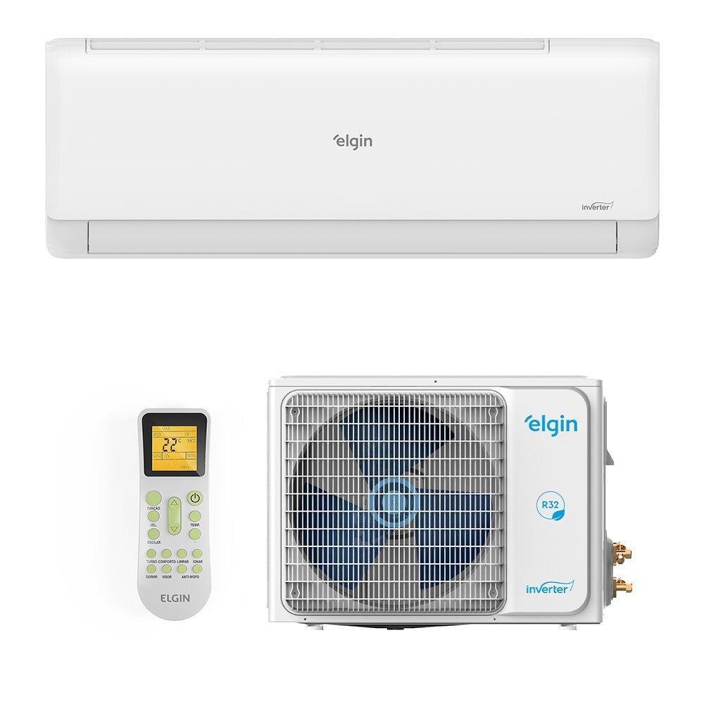 Ar-Condicionado Split Inverter II 9000 BTUs Elgin 220V Eco com Wi-Fi Integrado High Wall Quente e Frio
